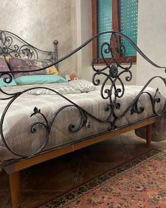Letto in ferro battuto