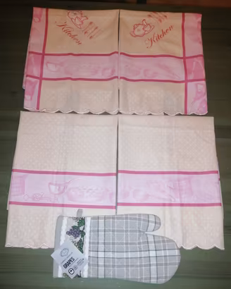 set strofinacci da cucina 