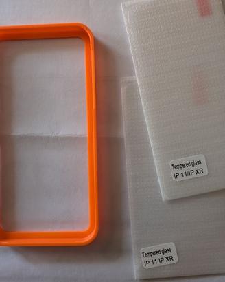 Cover + screen protector per  IPHONE 11