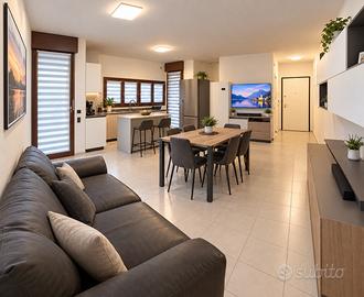 Appartamento 2 camere, 2 wc, 3 terrazzi, box