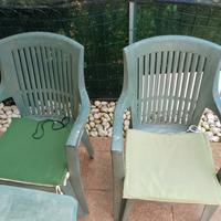 Sedie da giardino in plastica 