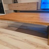 Tavolino legno massello 120x70x38