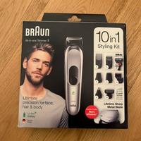 Rasoio e regolabarba Braun kit 10 in 1