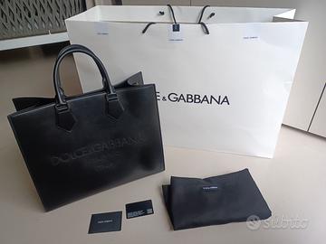 Nuova Dolce & Gabbana Borsa in pelle Shopper 2000€