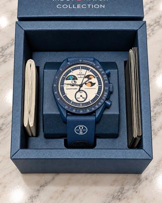 Omega Swatch Snoopy – Super Blue Moonphase