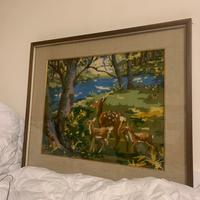 Quadro ricamato a mano