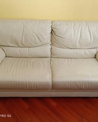 Divano in pelle POLTRONE E SOFA'
