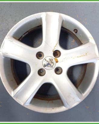 Cerchio Singolo in Lega Peugeot 307 CC 16 pollici