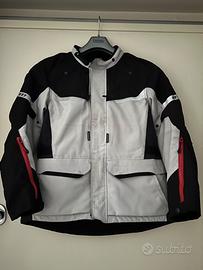 Giacca moto Rev'it Outback 4 H2O donna Silver/Blac