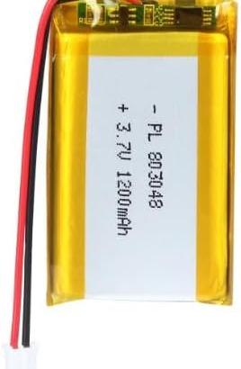 Batteria LiPo 3.7V 1200mAh 803048 con Connettore