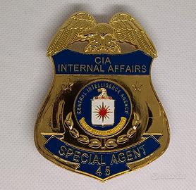 Distintivo Badge CIA Bellingham Carrington Vero.