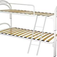 Letto a castello bianco  scomponibile con doghe