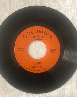 Vinile 45 giri 7" roger rodier the key easy song