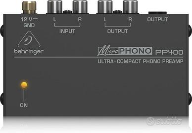 Preamplificatore Phono Behringer PP400 - Nuovo
