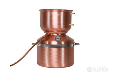 Alambicco  23 litri in rame a fungo distillazioni