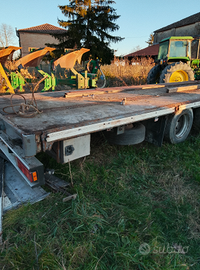 Pianale agricolo 2 assi rimorchio