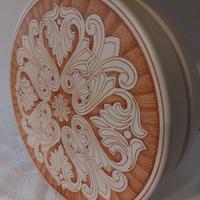 Lampada artigianale decorata