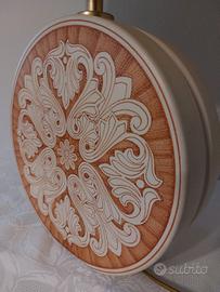 Lampada artigianale decorata