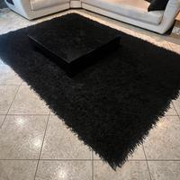 Tappeto a pelo lungo Shaggy Trend – Nero