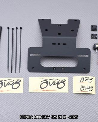 Portatarga corto AVDB HONDA MONKEY 125 2018 - 2026