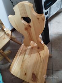 Sedia legno pino