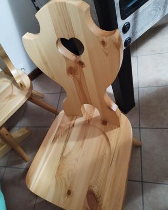Sedia legno pino