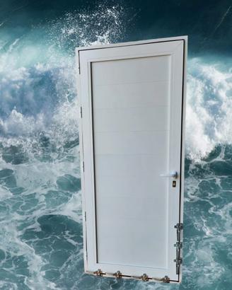 Porta blindata antiallagamento 