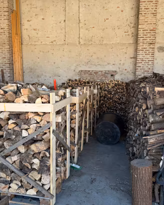 Legna da ardere stagionata in bancali