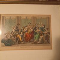 Stampa antica incisa da