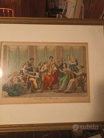 Stampa antica incisa da