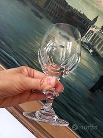 servizio bicchieri in cristallo