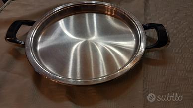 A.M.C. Acciaio Inox Doppio Manico Ø32cm 2.088 gr