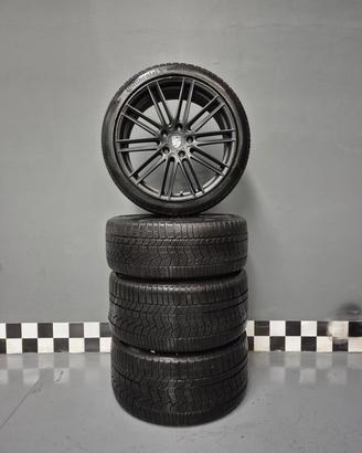 Set di 4 cerchi da 21" Porsche + Gomme Continenta