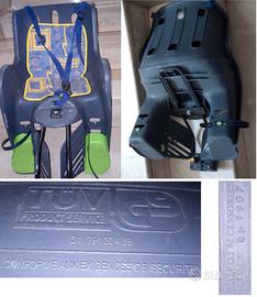 Seggiolino bimbo posteriore per bici