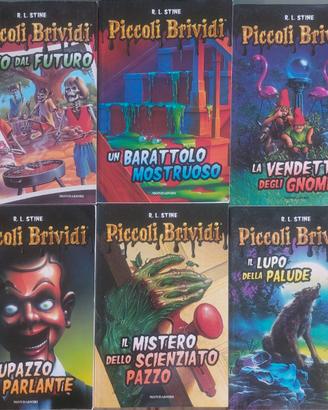 Serie 6 libri Piccoli brividi, autore R.L. Stine