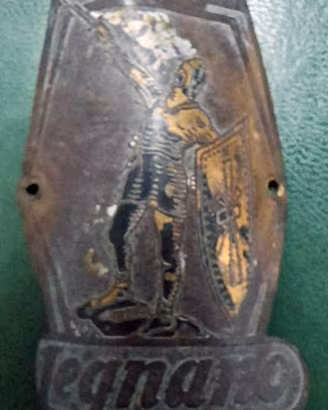 Placca stemma frontale bicicletta d'epoca LEGNANO 