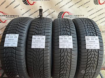 4 PNEUMATICI 195/55 R20 HANKOOK INVERNALI