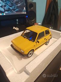 Modellino Fiat 126 giallo