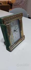 orologio  da tavolo con finiture  Argento