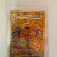 Carta Pokemon charizard francese ex gold teracrist