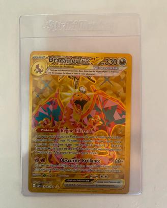 Carta Pokemon charizard francese ex gold teracrist