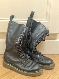 Anfibi combat Free Mood in vera pelle n. 37 