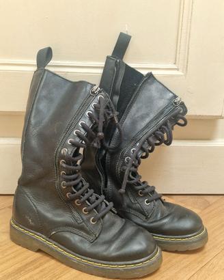 Anfibi combat Free Mood in vera pelle n. 37 