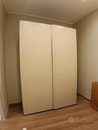 2 ante armadio in legno con 2 Fianchi 
