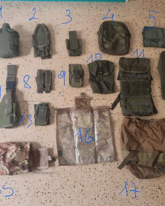 Lotto 19 Pezzi Tattico Militare