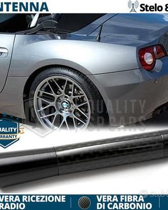 ANTENNA CORTA VERA per Bmw Z3 Z4 FIBRA DI CARBONIO