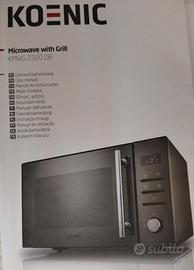 Forno Microonde KOENIC 23L con Grill -MAI USATO