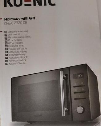 Forno Microonde KOENIC 23L con Grill -MAI USATO