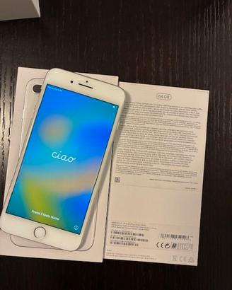 iPhon 8 plus colore silver 64 GB