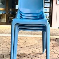 sedie Scab azzurre
